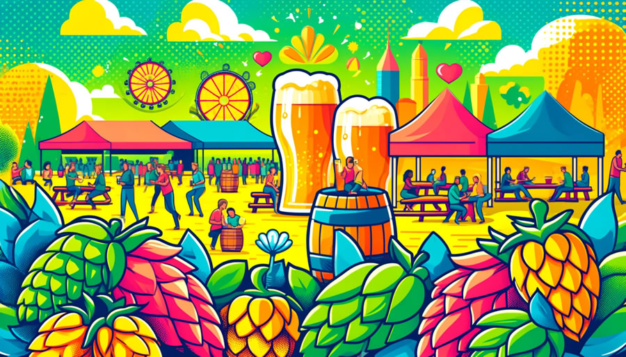 イベントで楽しむクラフトビールイメージ画像